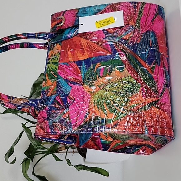 NWT Brahmin Small Caroline Lush Melbourne Satchel Crossbody Bag. - Picture 12 of 12